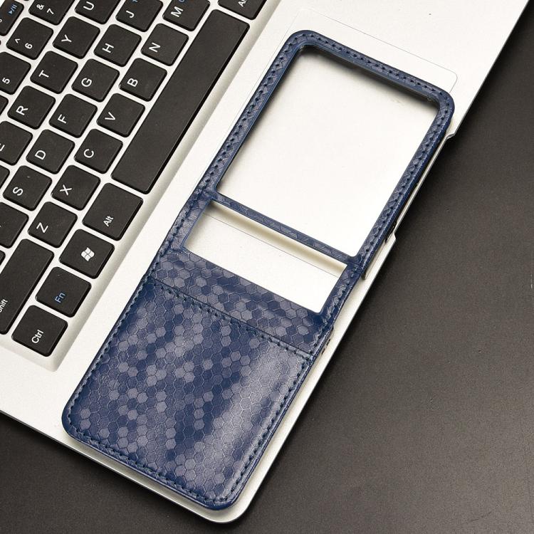 For Motorola Razr 60 Ultra Honeycomb Dot Texture Card Slot Leather Phone Case