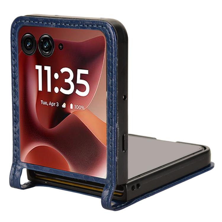 For Motorola Razr 60 Ultra Honeycomb Dot Texture Card Slot Leather Phone Case