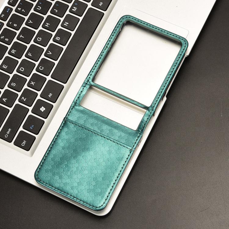 For Motorola Razr 60 Ultra Honeycomb Dot Texture Card Slot Leather Phone Case