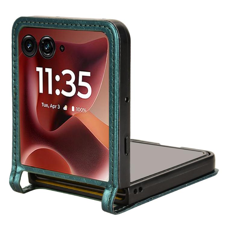 For Motorola Razr 60 Ultra Honeycomb Dot Texture Card Slot Leather Phone Case