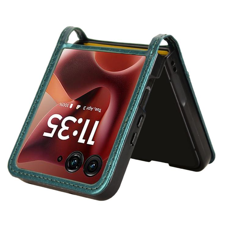 For Motorola Razr 60 Ultra Honeycomb Dot Texture Card Slot Leather Phone Case