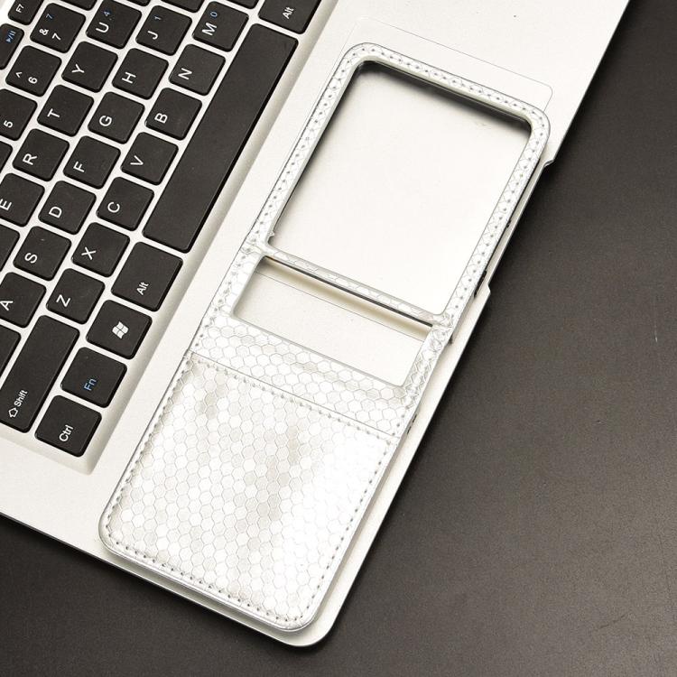 For Motorola Razr 60 Ultra Honeycomb Dot Texture Card Slot Leather Phone Case