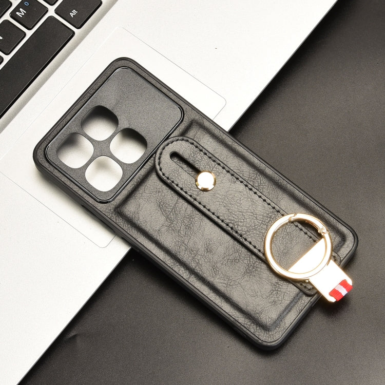 For Redmi K70 Ultra Wristband Leather Back Phone Case