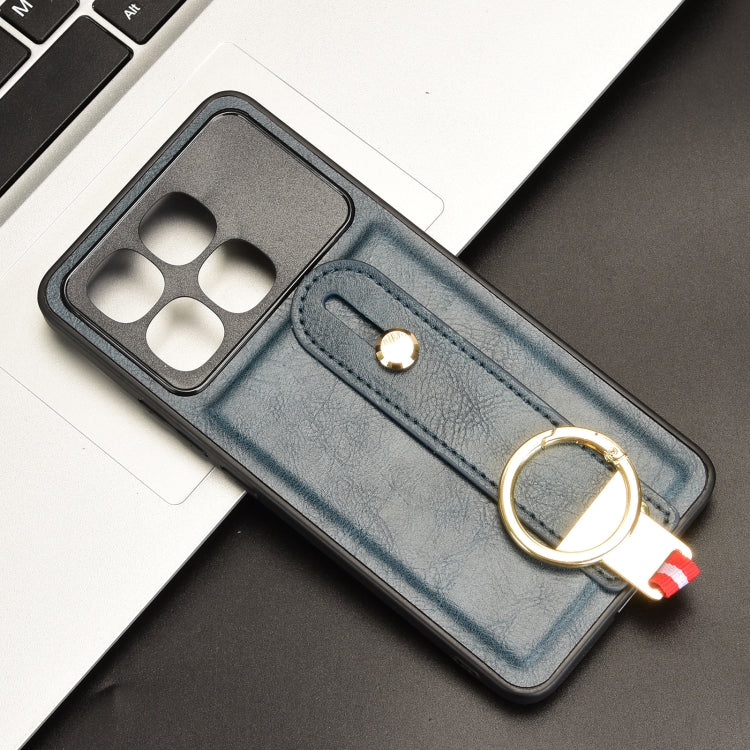 For Redmi K70 Ultra Wristband Leather Back Phone Case