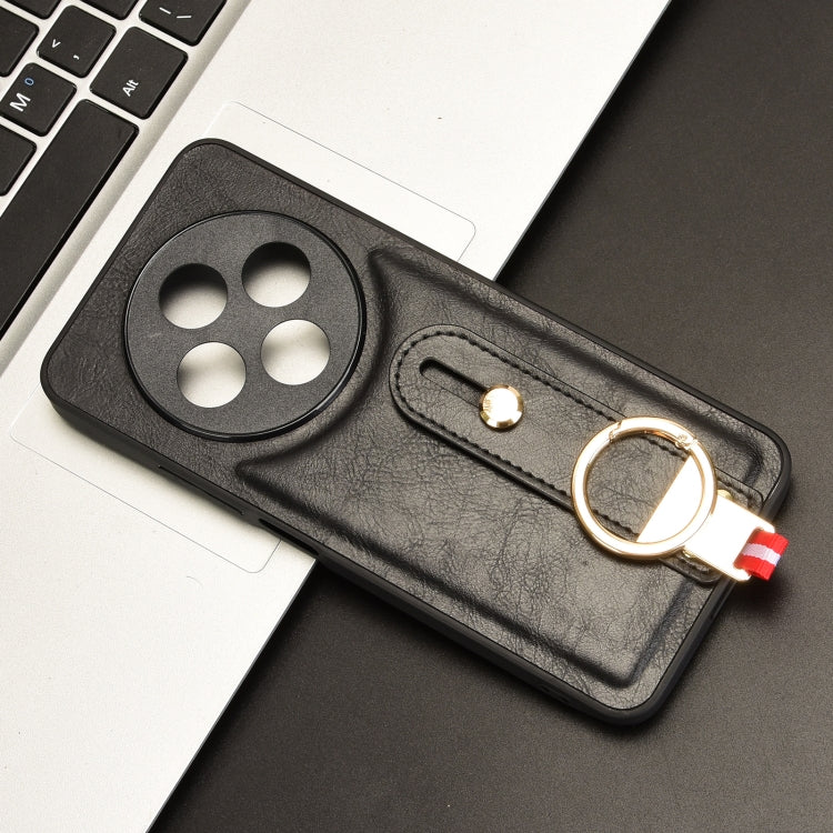 For Redmi 14C 4G Wristband Leather Back Phone Case