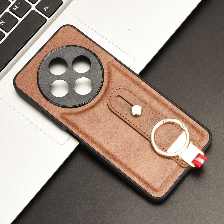 For Redmi 14C 4G Wristband Leather Back Phone Case