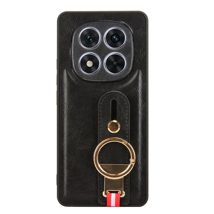 For Redmi Note 14 Pro 5G Wristband Leather Back Phone Case
