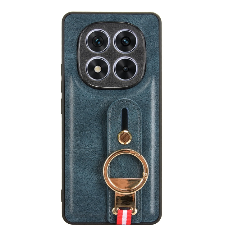 For Redmi Note 14 Pro 5G Wristband Leather Back Phone Case