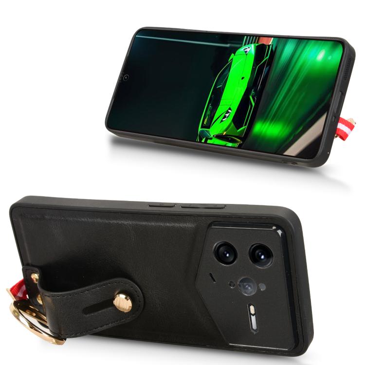 For Redmi K80 Pro Champion Edition Wristband Leather Back Phone Case