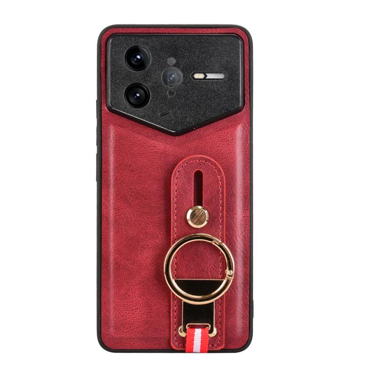 For Redmi K80 Pro Champion Edition Wristband Leather Back Phone Case
