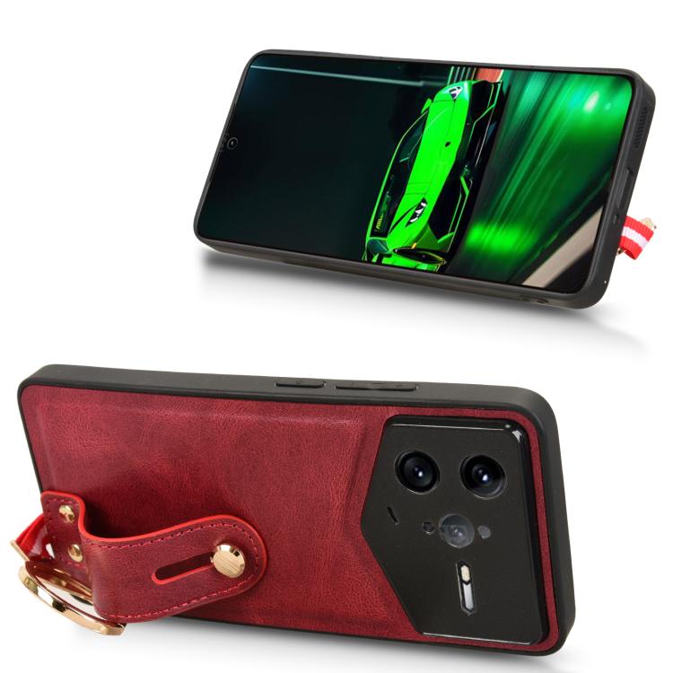 For Redmi K80 Pro Champion Edition Wristband Leather Back Phone Case