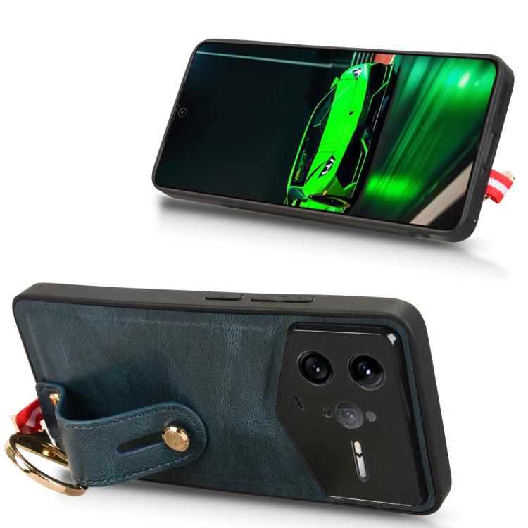 For Redmi K80 Pro Champion Edition Wristband Leather Back Phone Case