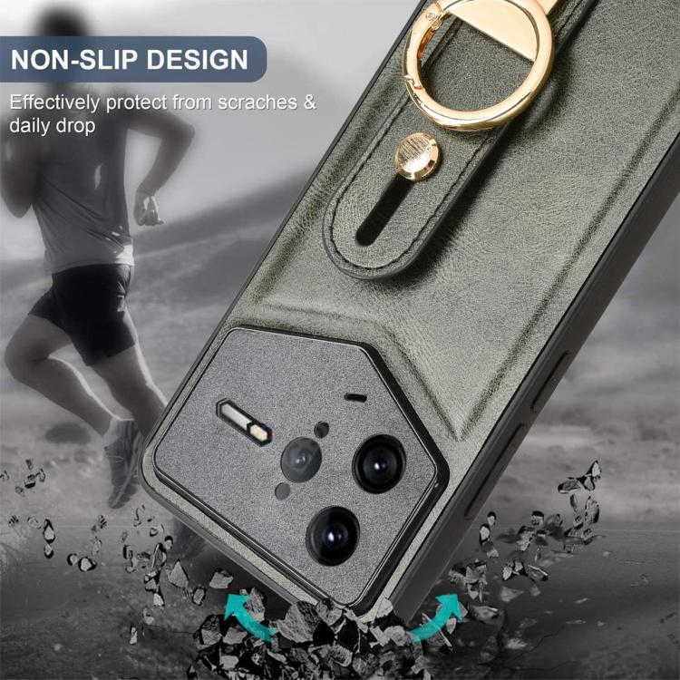 For Redmi K80 Pro Champion Edition Wristband Leather Back Phone Case