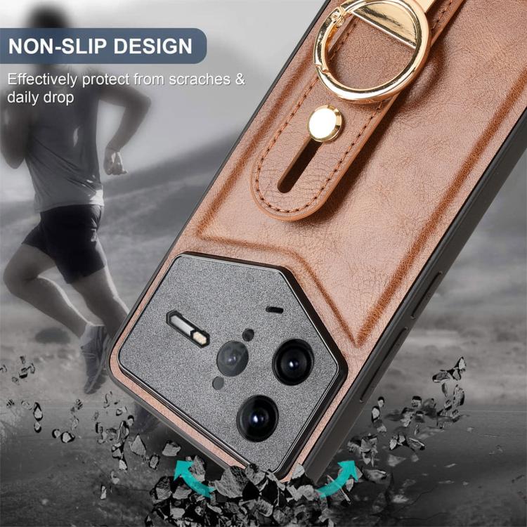 For Redmi K80 Pro Champion Edition Wristband Leather Back Phone Case