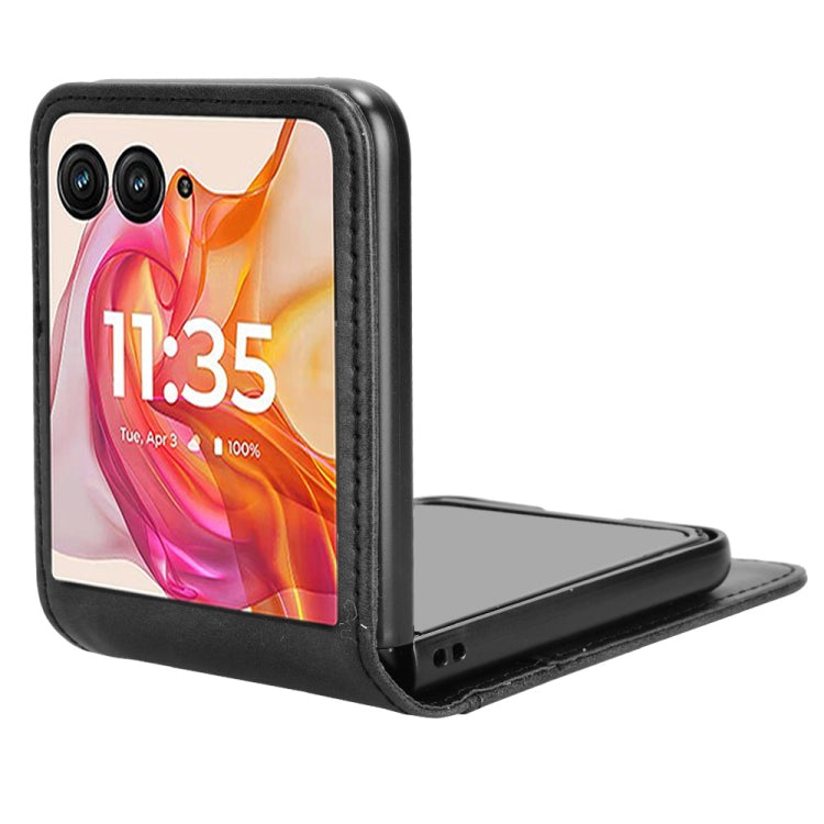 For Motorola Razr 50 Ultra Skin Feel Card Slot Leather Phone Case