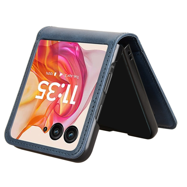 For Motorola Razr 50 Ultra Skin Feel Card Slot Leather Phone Case