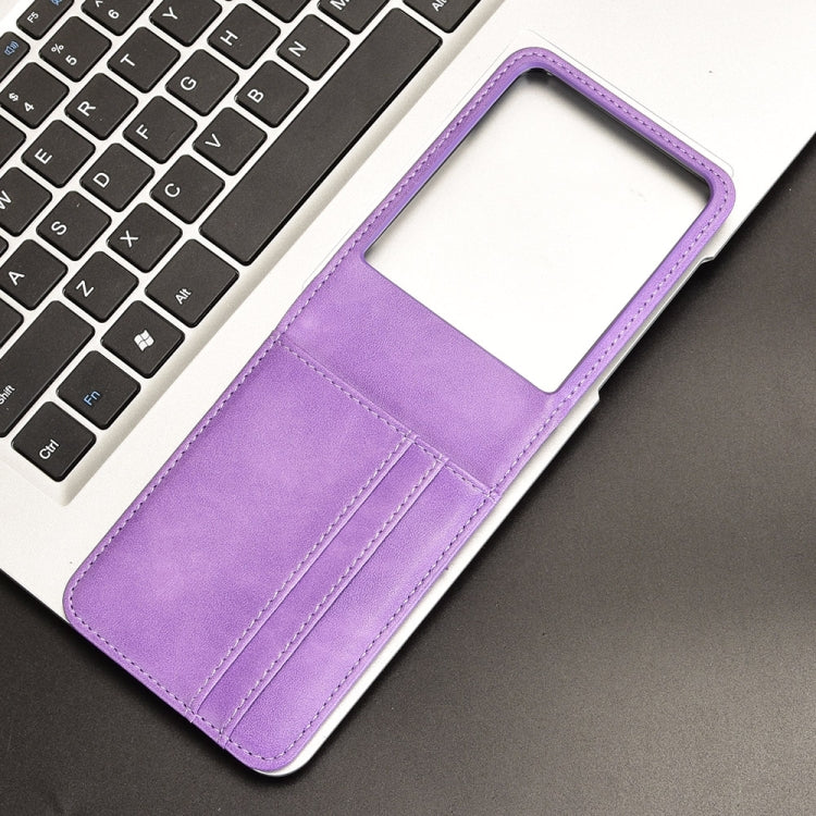 For Motorola Razr 50 Ultra Skin Feel Card Slot Leather Phone Case