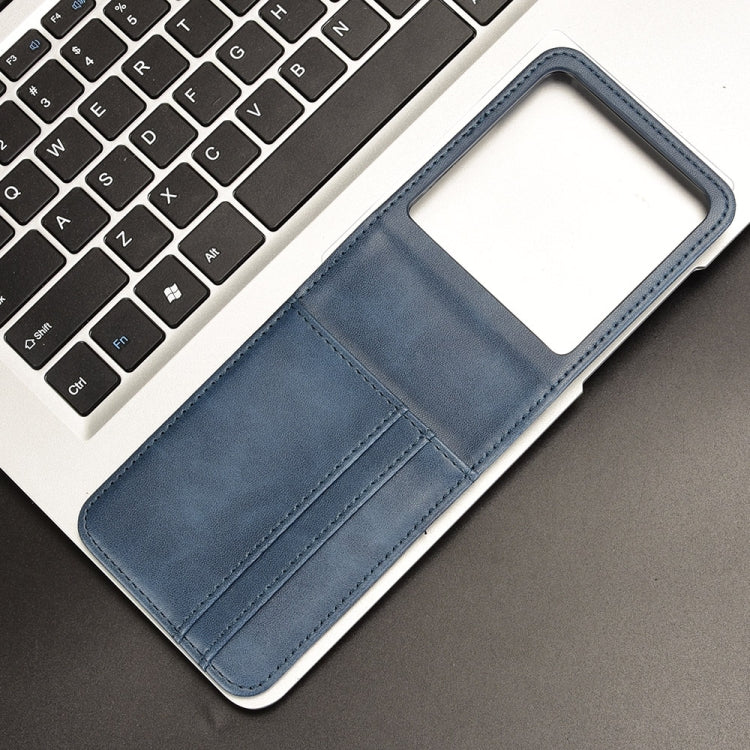 For Motorola Razr 50 Skin Feel Card Slot Leather Phone Case