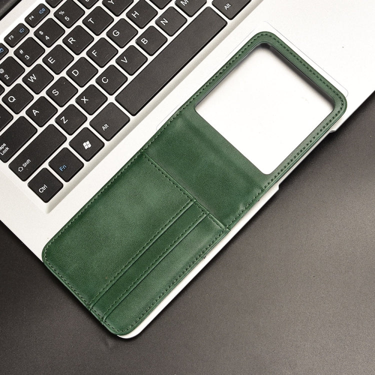 For Motorola Razr 50 Skin Feel Card Slot Leather Phone Case
