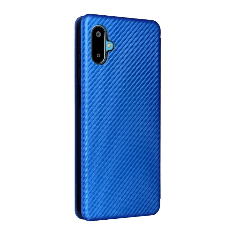 For Samsung Galaxy M06 5G / F06 5G Carbon Fiber Texture Flip Leather Phone Case