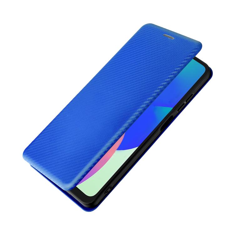 For Samsung Galaxy M06 5G / F06 5G Carbon Fiber Texture Flip Leather Phone Case