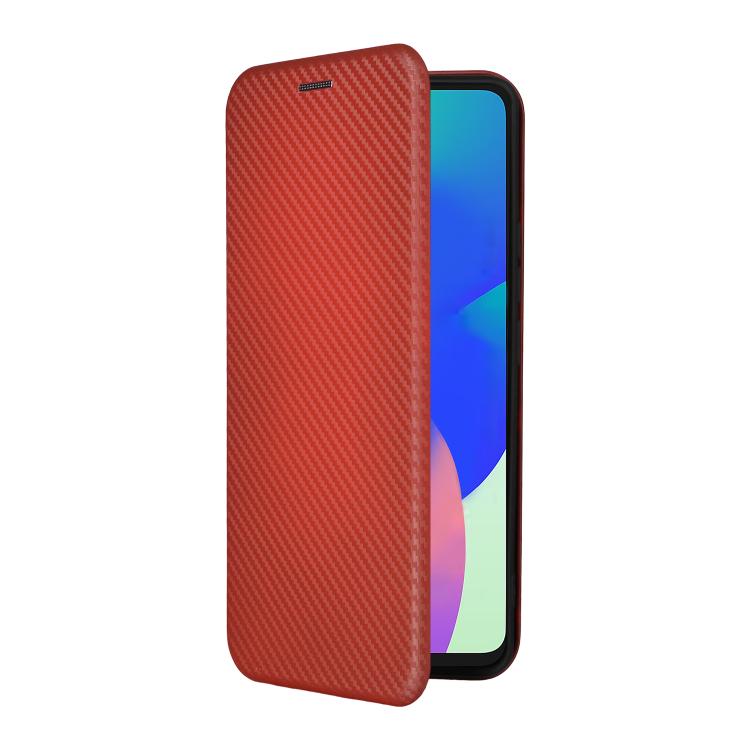 For Samsung Galaxy M06 5G / F06 5G Carbon Fiber Texture Flip Leather Phone Case