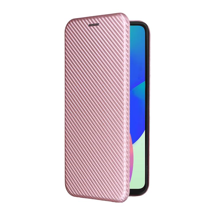 For Samsung Galaxy M06 5G / F06 5G Carbon Fiber Texture Flip Leather Phone Case