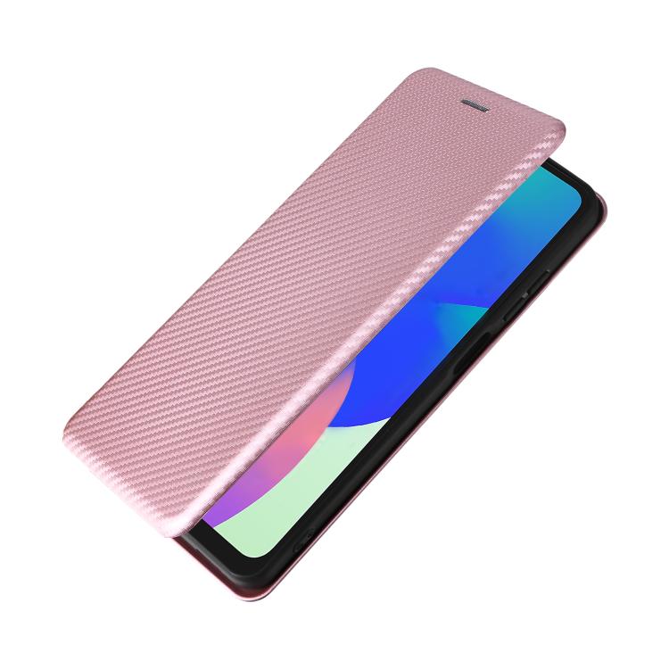 For Samsung Galaxy M06 5G / F06 5G Carbon Fiber Texture Flip Leather Phone Case