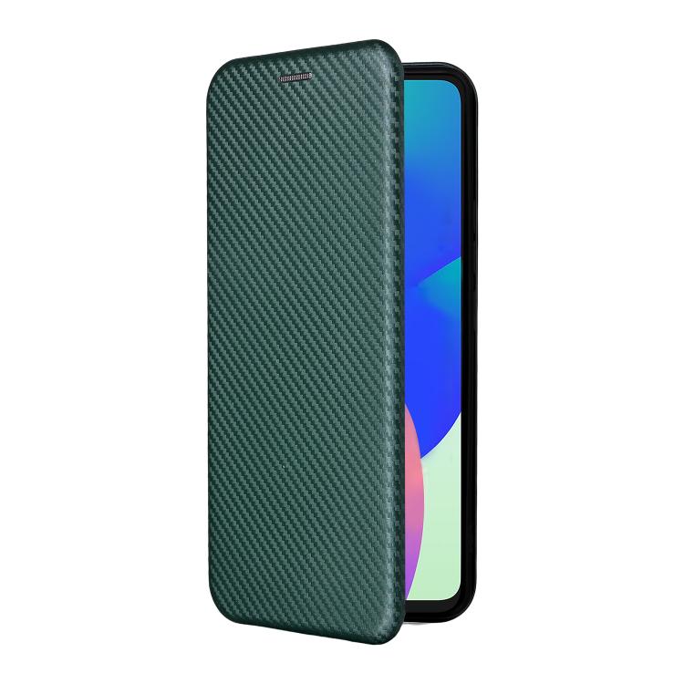 For Samsung Galaxy M06 5G / F06 5G Carbon Fiber Texture Flip Leather Phone Case