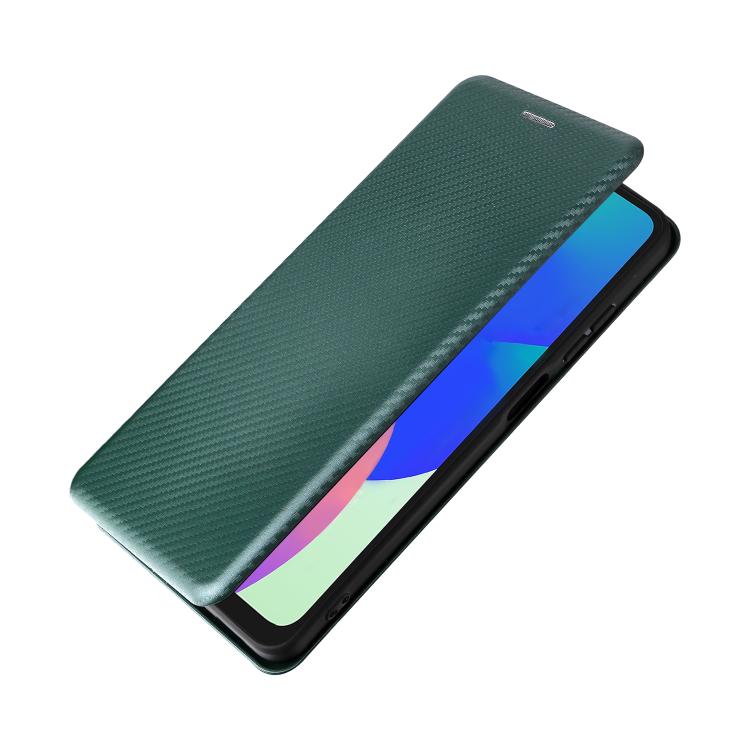 For Samsung Galaxy M06 5G / F06 5G Carbon Fiber Texture Flip Leather Phone Case
