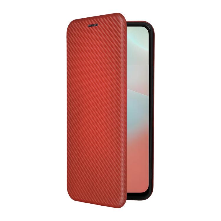 For Samsung Galaxy M16 5G / F16 5G Carbon Fiber Texture Flip Leather Phone Case