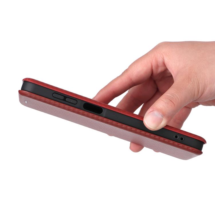 For Samsung Galaxy M16 5G / F16 5G Carbon Fiber Texture Flip Leather Phone Case