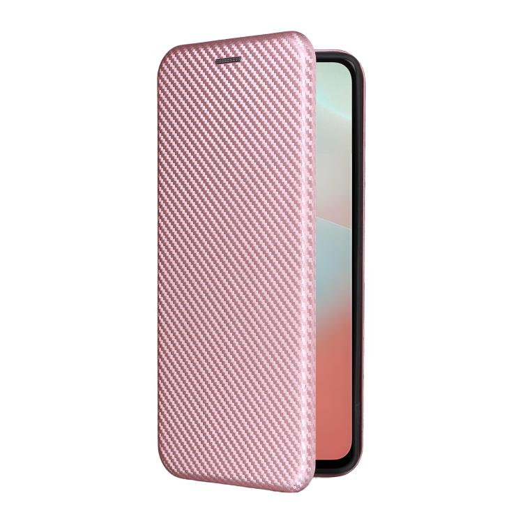 For Samsung Galaxy M16 5G / F16 5G Carbon Fiber Texture Flip Leather Phone Case