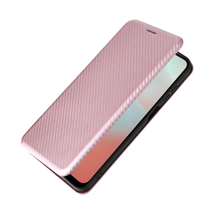 For Samsung Galaxy M16 5G / F16 5G Carbon Fiber Texture Flip Leather Phone Case