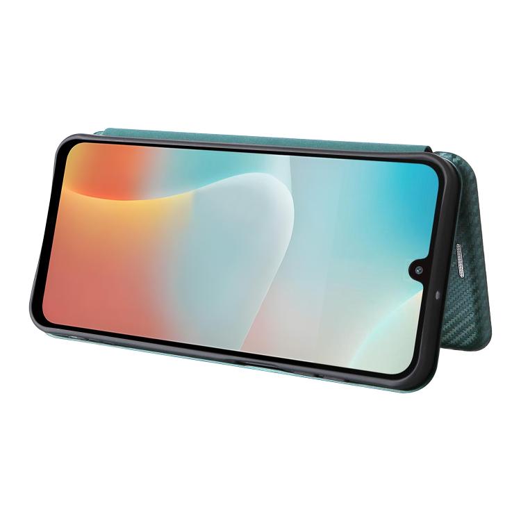 For Samsung Galaxy M16 5G / F16 5G Carbon Fiber Texture Flip Leather Phone Case