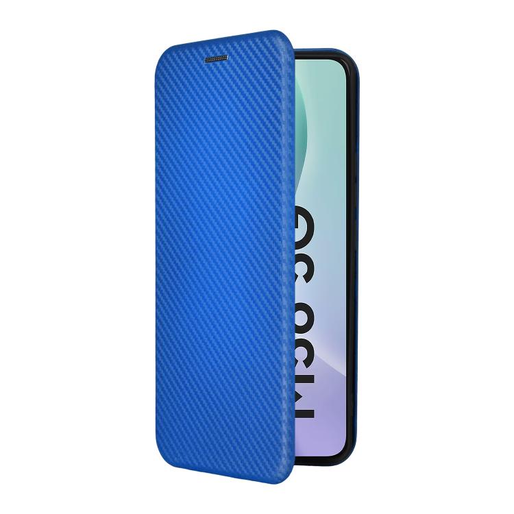 For Samsung Galaxy M56 5G Carbon Fiber Texture Flip Leather Phone Case