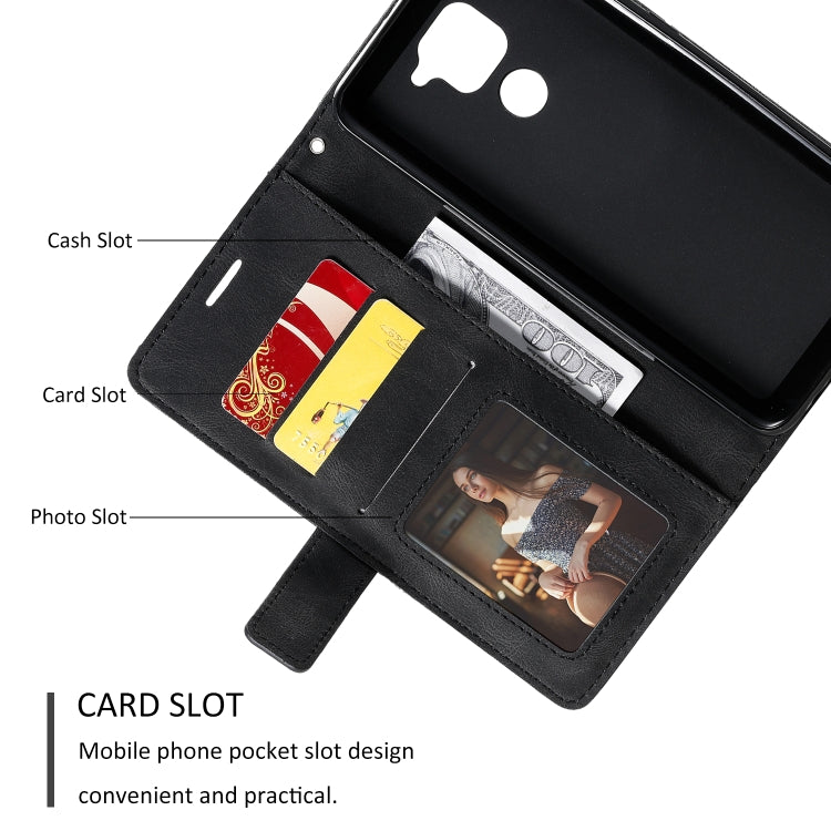 For Xiaomi Redmi Note 9 Skin Feel Splicing Horizontal Flip Leather Case with Holder & Card Slots & Wallet & Photo Frame