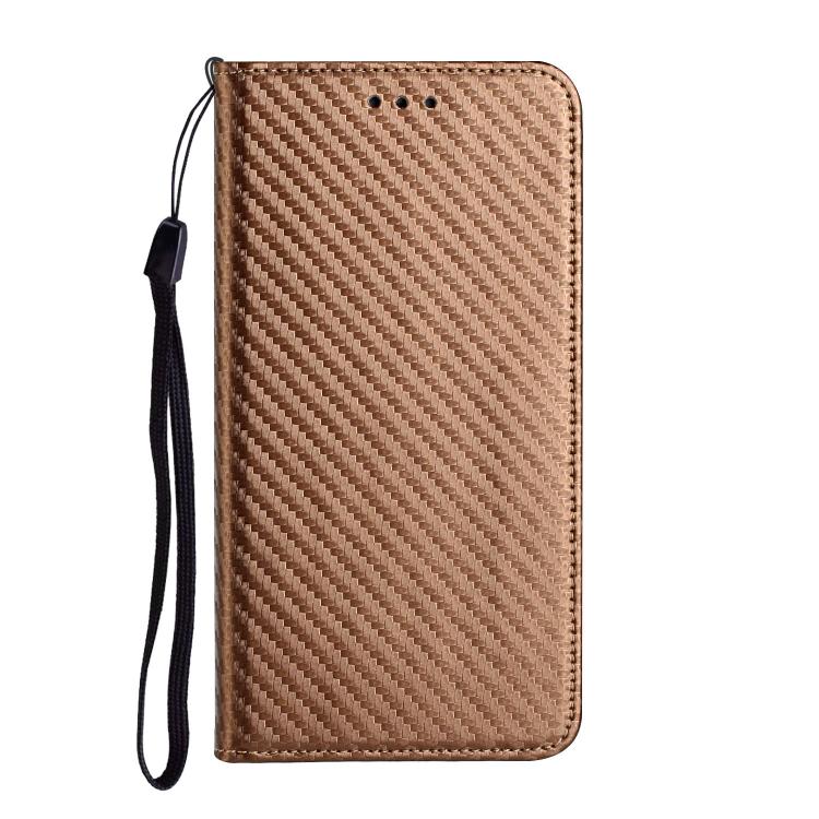 For Redmi Note 14 5G Carbon Fiber Texture Magnetic Flip Leather Phone Case