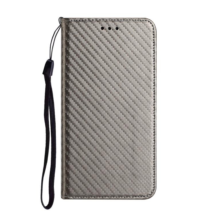 For Redmi Note 14 Pro 4G Carbon Fiber Texture Magnetic Flip Leather Phone Case