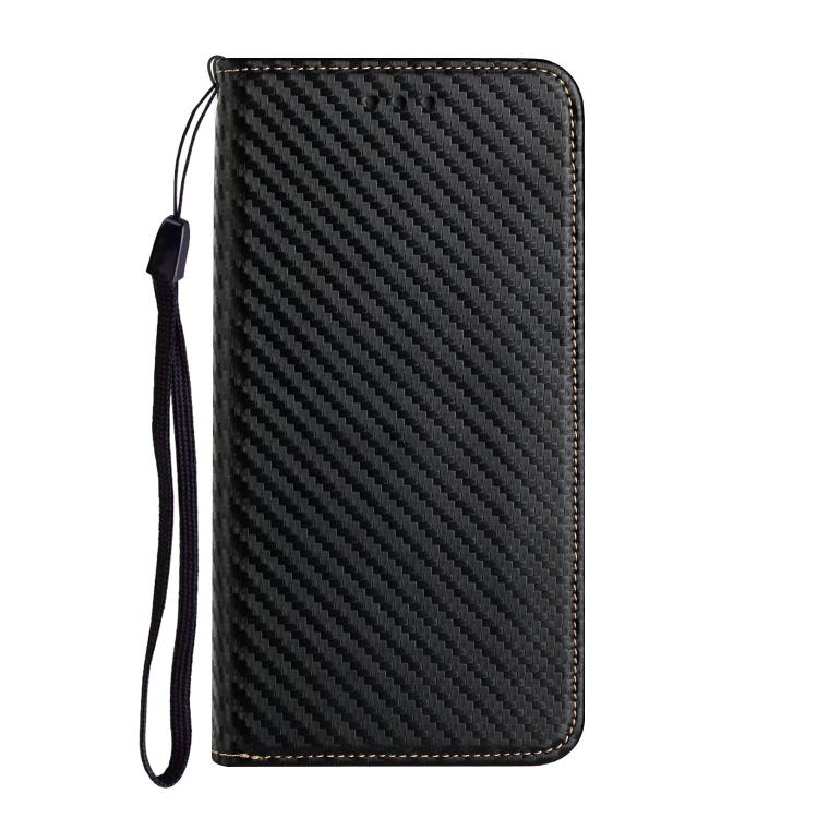 For Redmi 15C 5G / 4G EU 173mm Carbon Fiber Texture Magnetic Flip Leather Phone Case