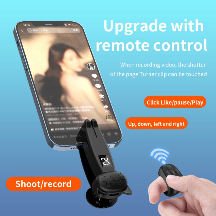 JX-05Pro Portable Smart Cell Phone Tablet Screen Clicker Page Turner with Remote Control