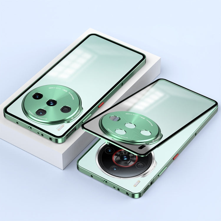 For ZTE nubia Z60S Pro Snap Buckle Metal Frame Frosted Phone Case