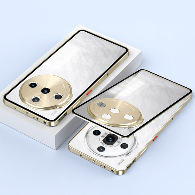 For ZTE nubia Z60S Pro Snap Buckle Metal Frame Frosted Phone Case