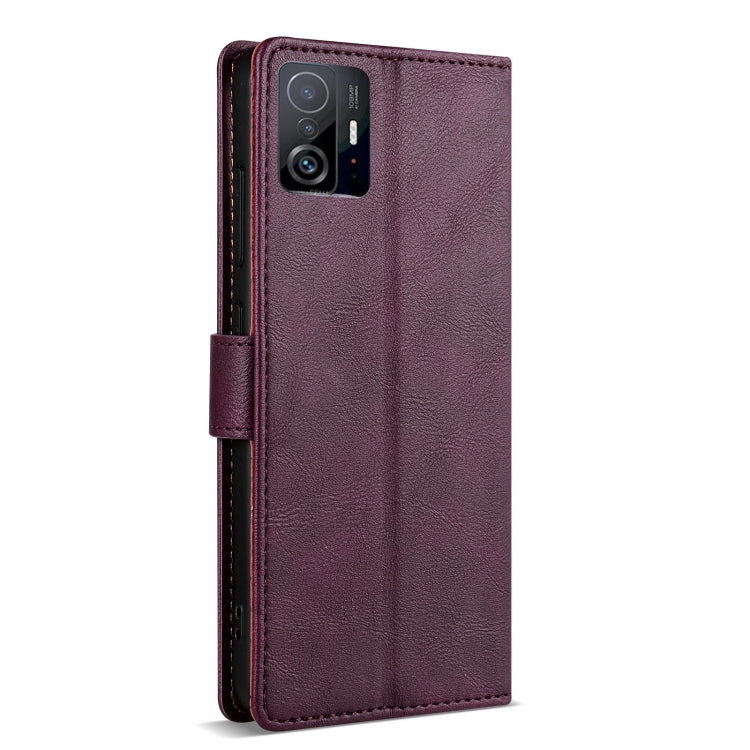 For Xiaomi 11T / 11T Pro N.BEKUS CSJ-P1 Solid Color Leather Phone Case