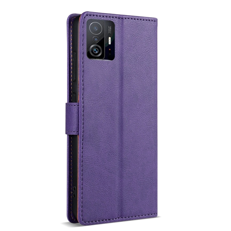 For Xiaomi 11T / 11T Pro N.BEKUS CSJ-P1 Solid Color Leather Phone Case