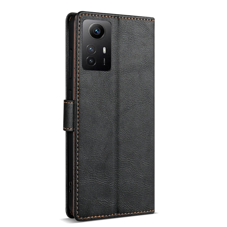 For Xiaomi 12T / 12T Pro N.BEKUS CSJ-P1 Solid Color Leather Phone Case