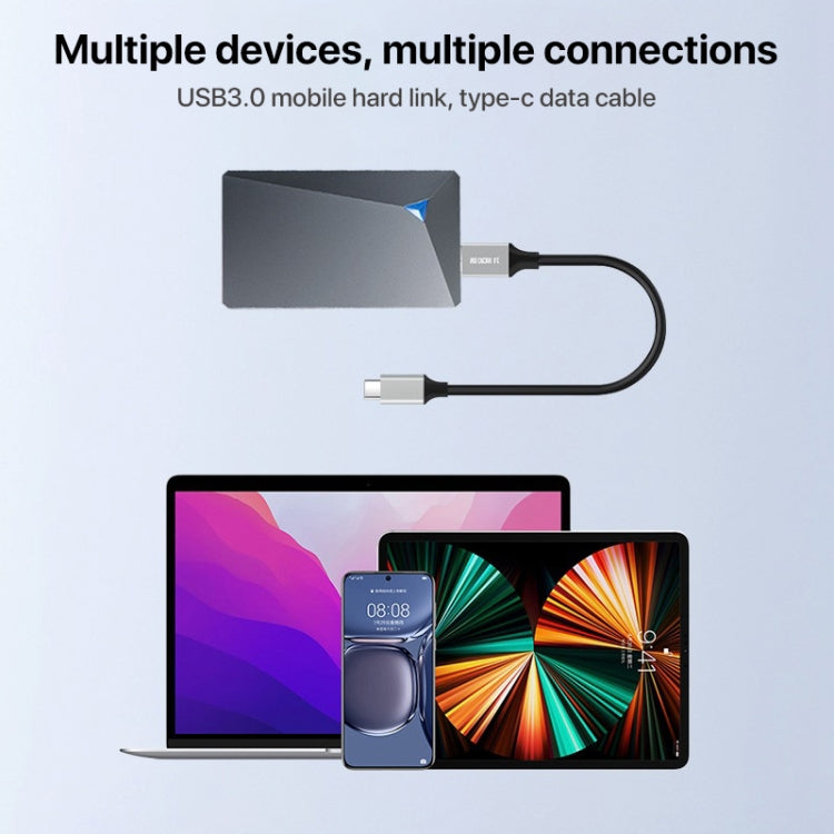 USB-C / Type-C 3.0 to Micro B Mobile Hard Disk Adapter Cable, Length:1m