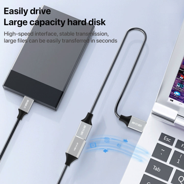 USB 3.0 A Female to Micro B Mobile Hard Disk Adapter Cable, Length:0.5m