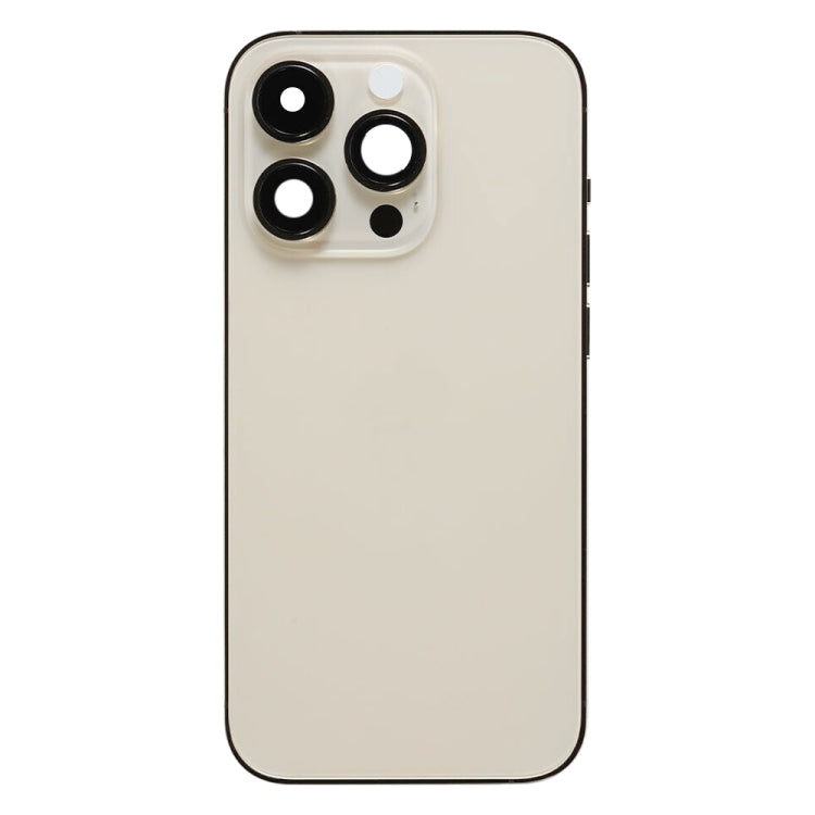 For iPhone 14 Pro Battery Back Cover with Power + Volume Flex Cable + Wireless Charging Module, Version:China Version