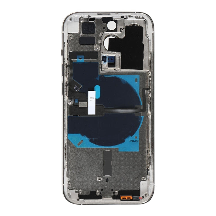 For iPhone 14 Pro Battery Back Cover with Power + Volume Flex Cable + Wireless Charging Module, Version:CE EU Version